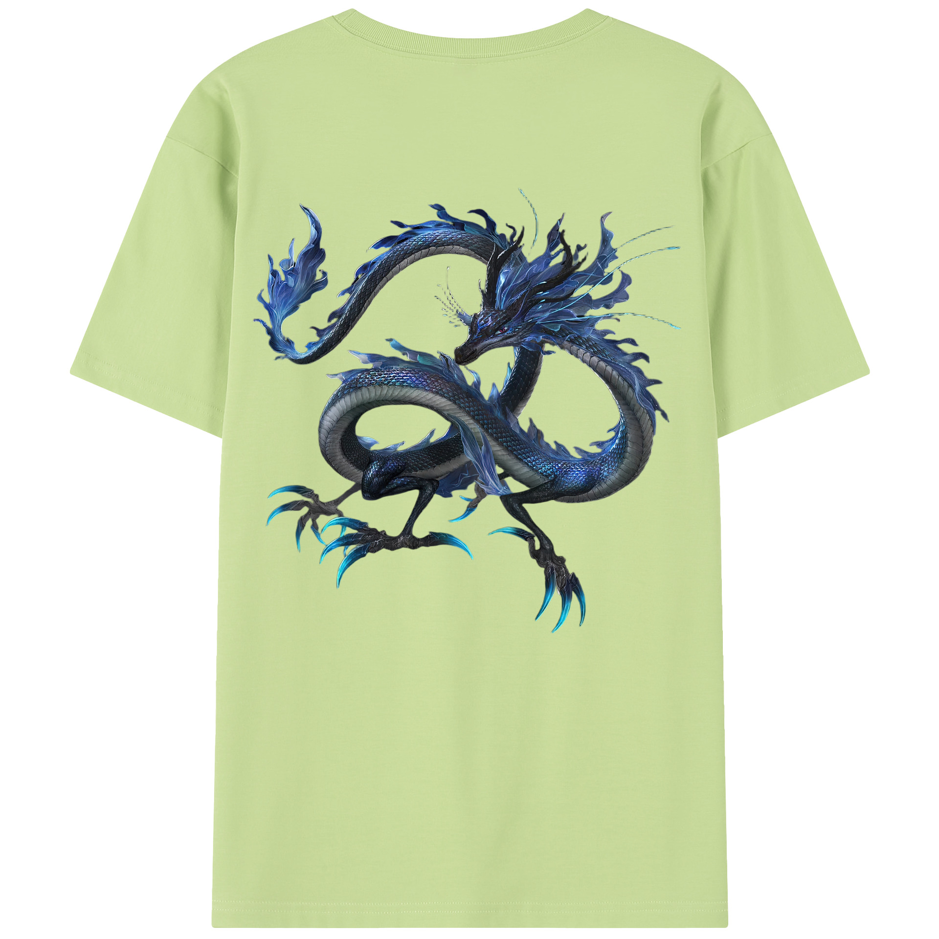 （画像用） Ne Zha 2 ナタ 魔童の大暴れ 綿100％半袖Tシャツ（背面プリント）